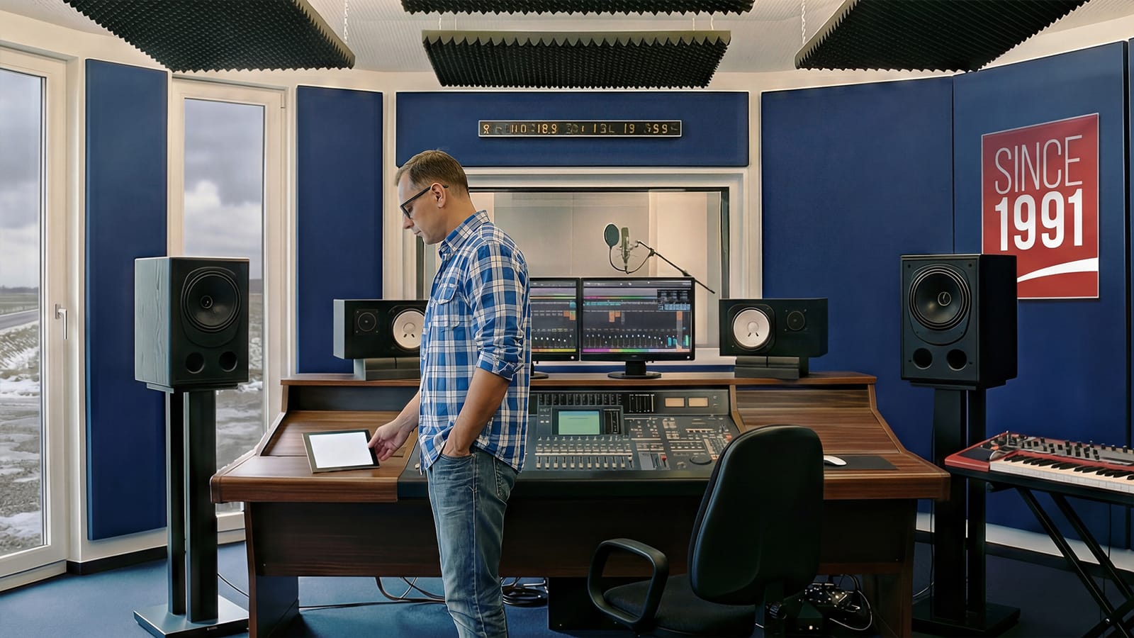 Кадр из клипа Имя твоё — Алекс ждёт сообщения от Лады